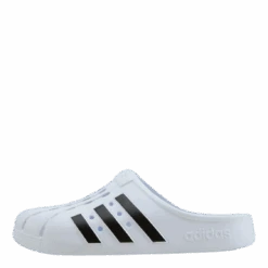 Adilette Clogs Cloud White / Core Black / Cloud White(242386 Adidas Adilette Clog Uni Vitsvart)