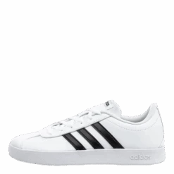 VL Court 2.0 Shoes Cloud White / Core Black / Cloud White(138856 Adidas Vl Court 20 Laces Jr Vitsvart)