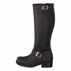 High Zip Back Brown Shiny Gold(High Zip Back Brown Shiny Gold)