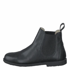 ANGULUS Chelsea Boot With Wool Lining Black/Black(Chelsea Boot With Wool Lining Black Black)