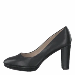 Clarks Kendra Sienna Black Leather(Kendra Sienna Black Leather)