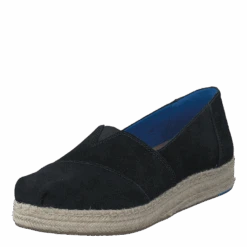 Toms Platform Alpergata Black Suede(Platform Alpergata Black Suede)