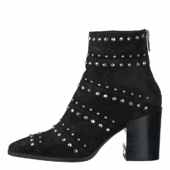 Bootlet W/Rivets Black Suede(Bootlet W Rivets Black Suede)
