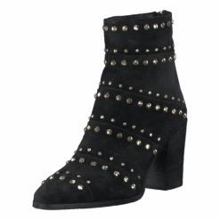 Bootlet W/Rivets Black Suede(Bootlet W Rivets Black Suede) -Heppo Butik 60003 49 4720712a 8a45 4c31 a051 2ed52d3acdab
