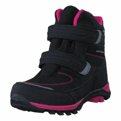 Gulliver 435-6608 Waterproof Warm Lined Black/Fuchsia(435 6608 Waterproof Warm Lined Black Fuchsia) -Heppo Butik 60023 21 ac77672a 8edb 4ddc a386 ae4578324b1b