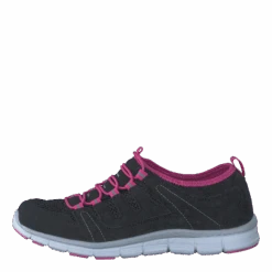 435-2311 Comfort Sock Black/Fuchsia(435 2311 Comfort Sock Black Fuchsia)