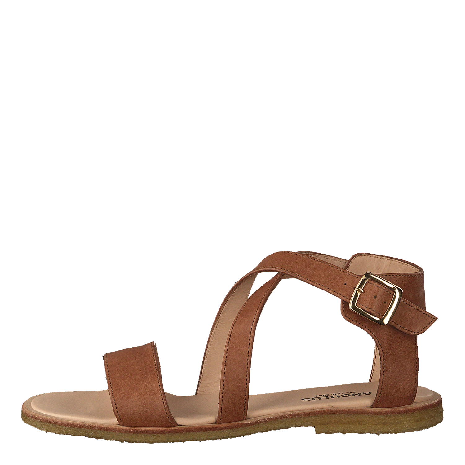 ANGULUS Sandal With Buckle Tan(Sandal With Buckle Tan) 1 ANGULUS Sandal With Buckle Tan(Sandal With Buckle Tan)