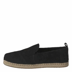 Toms Deconstructed Alpargata Rope Black Suede(Deconstructed Alpargata Rope Black Suede)