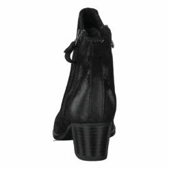 Caprice Balina Black Nubuc Comb(Balina Black Nubuc Comb) -Heppo Butik 60097 42