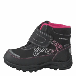 Gulliver 430-2962 Waterproof Warm Lined Black/fuchsia(430 2962 Waterproof Warm Lined Black Fuchsia)