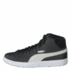 Puma Smash V2 Mid L Fur Jr Puma Black-puma White(Puma Smash V2 Mid L Fur Jr Puma Black Puma White)