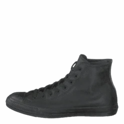 Converse Chuck Taylor Black Mono Leathe Black(Chuck Taylor Black Mono Leathe Black)