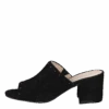 Bianco Suede Mule Sandal Jfm17 110 - Black 10(Suede Mule Sandal Jfm17 110 Black 10)
