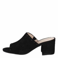Bianco Suede Mule Sandal Jfm17 110 - Black 10(Suede Mule Sandal Jfm17 110 Black 10)