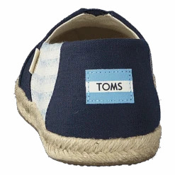 Toms Navy Canvas Ivy League On Rope Navy(Navy Canvas Ivy League On Rope Navy) -Heppo Butik 60143 86