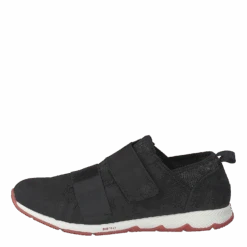 Hush Puppies Cesky Strap Slip On Black Nubuck(Cesky Strap Slip On Black Nubuck)