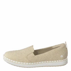 Clarks Step Glow Slip Soft Gold(Step Glow Slip Soft Gold)