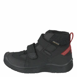 Keen Hikeport Mid Strap Wp Black/bright Red(Hikeport Mid Strap Wp Black Bright Red 1)