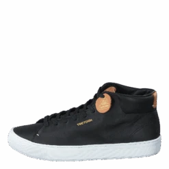Tretorn Tournament Leather Hi Wp Black/white(Tournament Leather Hi Wp Black White)