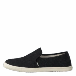 Toms Felt Wm Clmt Slipon Black(Felt Wm Clmt Slipon Black)