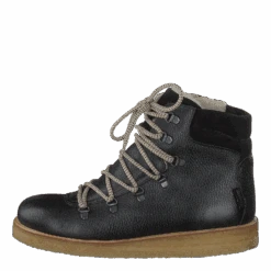 ANGULUS Tex-boot With Laces And Zipper Black(Tex Boot With Laces And Zipper Black)