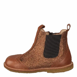 ANGULUS Starter Chelsea Boot With Elas Cognac/rust Gl./brown(Starter Chelsea Boot With Elas Cognac Rust Gl Brown)