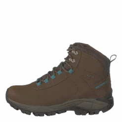 Merrell Vego Mid Leather Wtpf Dark Earth/britianny Blue(Vego Mid Leather Wtpf Dark Earth Britianny Blue)