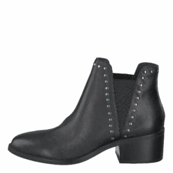 Steve Madden Cade Bootie Black Leather(Cade Bootie Black Leather)