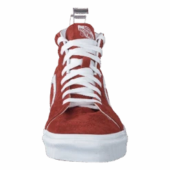 Vans Ua Sk8-hi (suede) Brick/true White(Ua Sk8 Hi Suede Brick True White) -Heppo Butik 60202 24