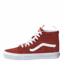 Vans Ua Sk8-hi (suede) Brick/true White(Ua Sk8 Hi Suede Brick True White)