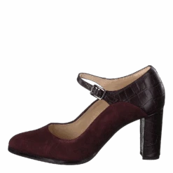 Clarks Kaylin Alba Burgundy Combi(Kaylin Alba Burgundy Combi)