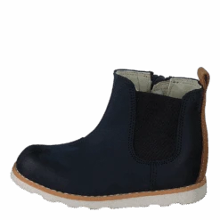 Clarks Crown Halo T Navy Leather(Crown Halo T Navy Leather)