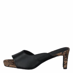NA-KD Style Two Tonad Mules Black Snake(Style Two Tonad Mules Black Snake)