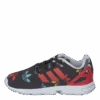Adidas Originals Zx Flux El I Core Black/lush Red/ftwr White(Zx Flux El I Core Black Lush Red Ftwr White)