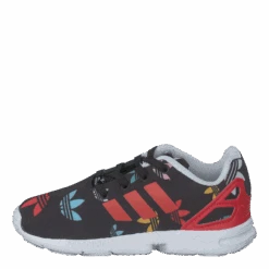 Adidas Originals Zx Flux El I Core Black/lush Red/ftwr White(Zx Flux El I Core Black Lush Red Ftwr White)