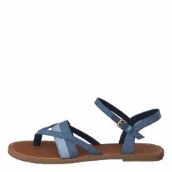 Toms Navy Denim Mix Wm Lexie Sand S Navy(Navy Denim Mix Wm Lexie Sand S Navy)