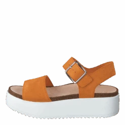Clarks Botanic Strap Amber Suede(Botanic Strap Amber Suede)