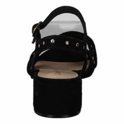 Clarks Sheer35 Strap Black Suede Studded(Sheer35 Strap Black Suede Studded) -Heppo Butik 60254 07