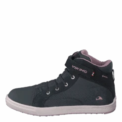 Viking Leah Mid Kids GTX Dark Grey/Dusty Pink(Leah Mid Kids Gtx Dark Grey Dusty Pink)