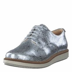 Clarks Glick Darby Silver Metallic(Glick Darby Silver Metallic) -Heppo Butik 60279 21
