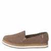 Toms Palma Leather Wrap Taupe Grey Suede(Palma Leather Wrap Taupe Grey Suede)