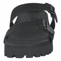 NA-KD Chunky Double Buckle Sandals Black(Chunky Double Buckle Sandals Black) -Heppo Butik 60285 69