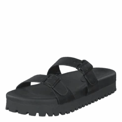 NA-KD Chunky Double Buckle Sandals Black(Chunky Double Buckle Sandals Black) -Heppo Butik 60285 69 c60a2732 e843 4673 824d 94834c79fde3