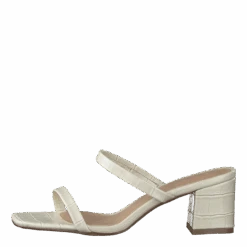 NA-KD Croc Squared Strap Sandals Offwhite(Croc Squared Strap Sandals Offwhite)