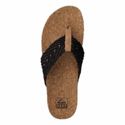 Reef Cushion Strand Black/natural(Reef Reef Cushion Strand Black Natural) -Heppo Butik 60289 51 ab15c2d9 05c7 401f b370 eb679407d7a4