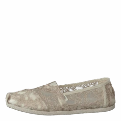 Hibiscus Floral Lace Alprg Natural Metallic(Toms Hibiscus Floral Lace Alprg Natural Metallic)