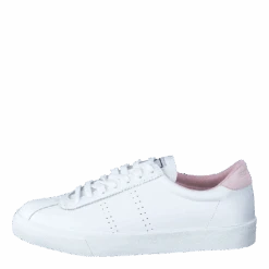 2843 Club S Comfort Leather White-pink Lt A4x(Superga 2843 Club S Comfort Leather White Pink Lt A4x)