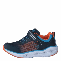 Samset Navy/orange(Leaf Samset Navy Orange)