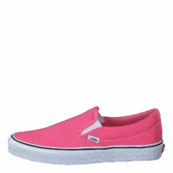 Ua Classic Slip-on Pink Lemonade/true White(Vans Ua Classic Slip On Pink Lemonade True White)
