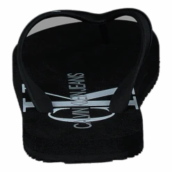 Beach Sandal Monogram Tpu Black(Calvin Klein Jeans Beach Sandal Monogram Tpu Black) -Heppo Butik 60436 91